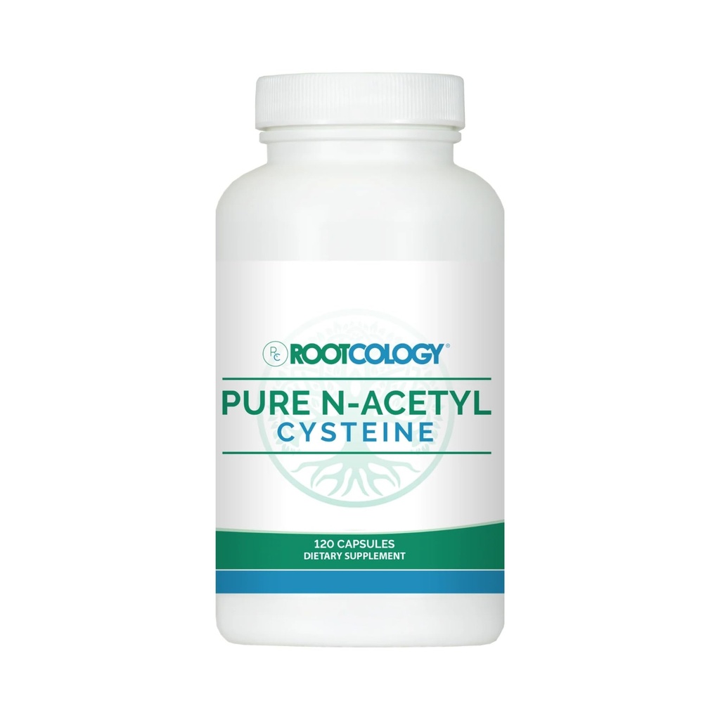 Rootcology by Dr. Izabella Wentz ← Pure N-Acetyl Cysteine Silencio (NAC) 900mg  120 Capsules