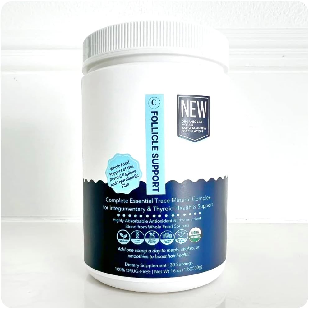 CRISAN completo folículo del cabello Apoyo el crecimiento del cabello Suplemento - Moss del mar, Saw Palmetto, Amla y Más