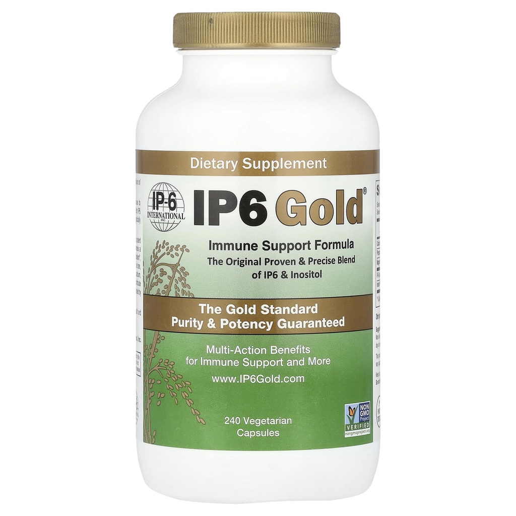 IP6 Gold Immune Support Formula, 240 cápsulas vegetarianas