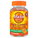 Gafas de fibra de metamucil para adultos, No azúcar añadido sabor a naranja, 5g suplemento de fibra prebiótica de base vegetal Blend, 72 conde