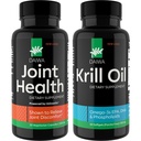 Daiwa Joint and Krill Oil Supplement Pack - Omega 3 Krill Oil Capsules con Herbal Blend, 2-en-1 Fórmula