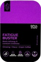 Soul Strips Fatigue Buster - Ginseng, Maca, Green Coffee, Energy Booster, Reduces Mental & Physical Fatigue, Quick Absorb, Mixed Berries Flavor, Travel-Friendly, 30 Fast-Dissolving Strips Pack