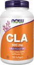 AHORA Suplementos, CLA (Acido Linoleico Conjugado) 800 mg, Aceite Nutricional, 180 Softgels