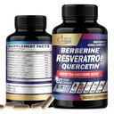 Cadane Resveratrol Supplement - 10in1 Plus with Quercetin, Berberine, Green Tea, Grape Seed, Hawthorn Berry, Turmeric, Rhodiola Rosea, Ginkgo Biloba, y Black Pepper - 60 cápsulas