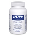 Pure Encapsulations Potassium (Aspartate) ← Suplemento hipoalergénico para apoyar Nerves, Muscles, Blood Flow, y Salud Cardiovascular