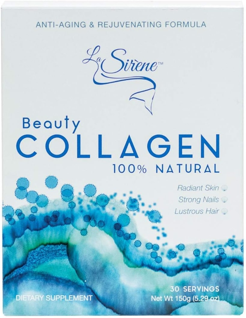 100% Natural Marine Beauty Collagen, Tipo 1 - Premium Anti-Aging Supplement Powder for Skin, Hair & Nails - Made in Japan