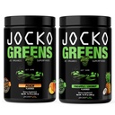 Jocko Fuel Greens Powder Bundle - Greens &amp; Superfood Powder for Healthy Green Juice - Keto Friendly with Spirulina, Chlorella, Digestive Enzymes, " Probiotics - 60 Servings