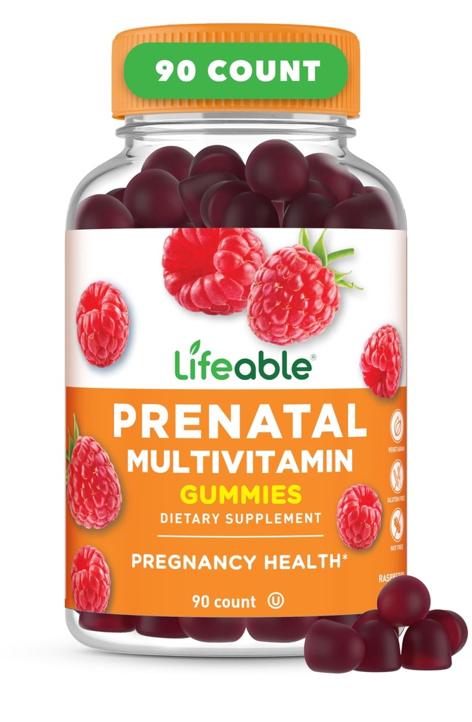 Multivitamina prenatal vital con hierro y escotilla ← Gran Tasting vitaminas prenatales para las mujeres