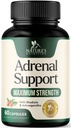 Suplementos de Apoyo Adrenal Complejo Cortex, Mejor Suplemento Energético, apoya los niveles de salud y energía de Cortisol, Daily Ashwagandha for Women &amp; Men, apoya el sistema Adrenal Fatigue & Immune, 60 cápsulas