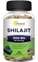 aSquared Nutrition Shilajit 1000mg - 120 Capsules - Pure Shilajit Extract Suplemento y Powder Complex Pills - Natural Humic " Fulvic Acid " Trace Minerals - Alternative to Resin " Drops