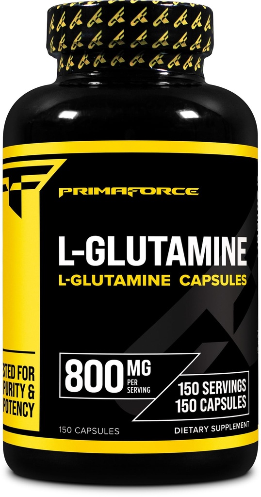 Primaforce L-Glutamina, 800mg (150 cápsulas)