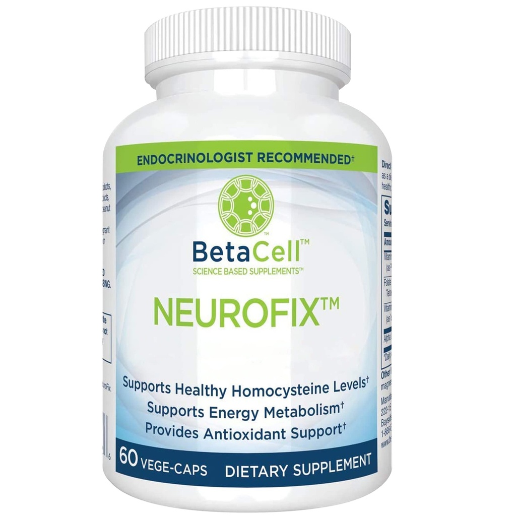 Neurofix Nerve Support Suplemento - 60 cápsulas Veg