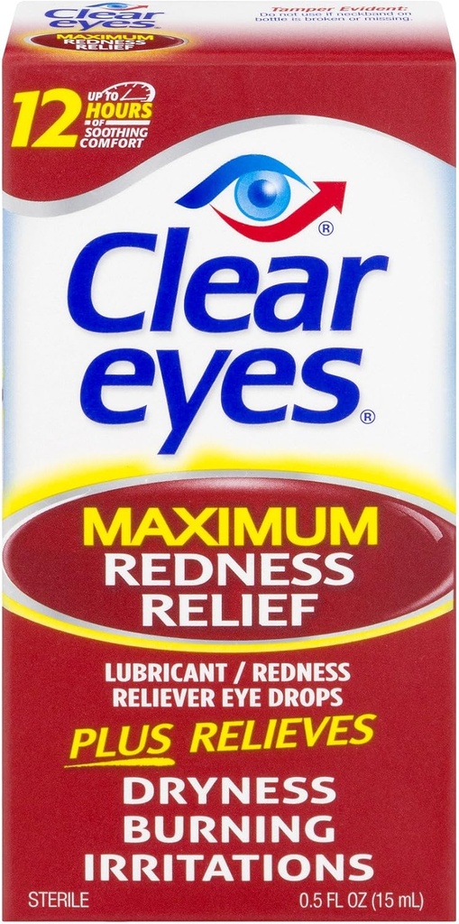 Ojos despejados Máximo Ojo de Alivio de la Redidad 0,50 oz (Pack of 3)