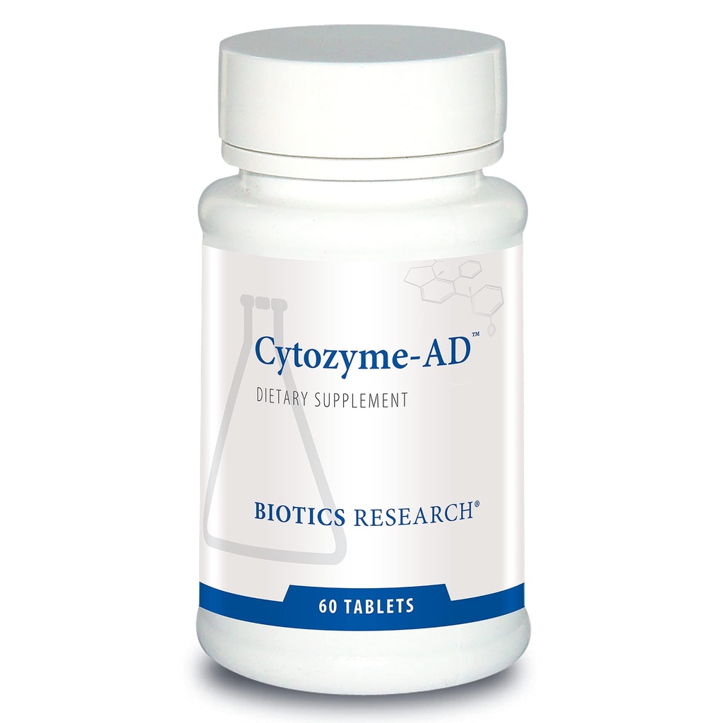 Biotics Research Cytozyme AD apoya los niveles de energía saludable, promueve la calma 60 tabletas