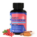 Suplemento de Berberina Premium 1200 mg con canela de Ceylán - 90 cápsulas Vegan - Beberina HCL Suplemento No GMO Gluten Free, Immune Support