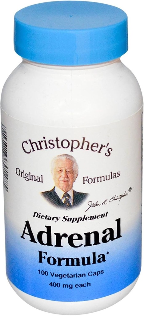 Fórmula Adrenal del Dr. Christopher - 400 mg - 100 cápsulas