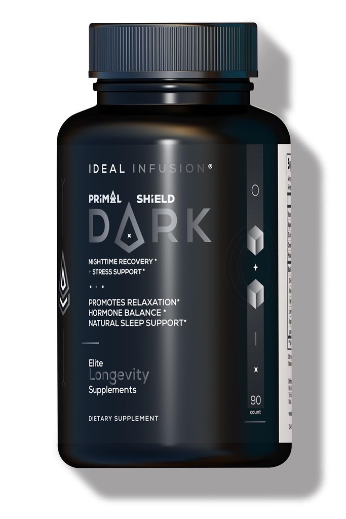 Ideal Infusion Nighttime Muscle Recovery & Deep Sleep Suplemento: Relax y Stress Support - Magnesium Glycinate, KSM-66 (Melatonin Free) Vegan
