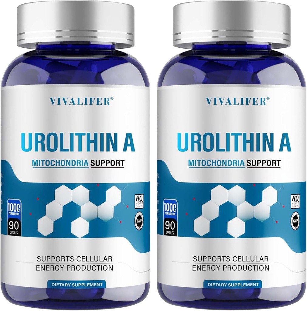 Urolithin A Supplement 1000 mg, 180 Softgels Powerful Antioxidant Protection, Promoting Healthy Aging " Mitocondrial Health and Cell Repair Support for Men " Women