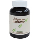 Magnesio Lactate 500 mg por servidumbre, 120 cápsulas vegetarianas pequeñas fáciles de absorber. Gluten Free. Fórmula altamente biodisponible. Absorción alta. Hecho en EE.UU.