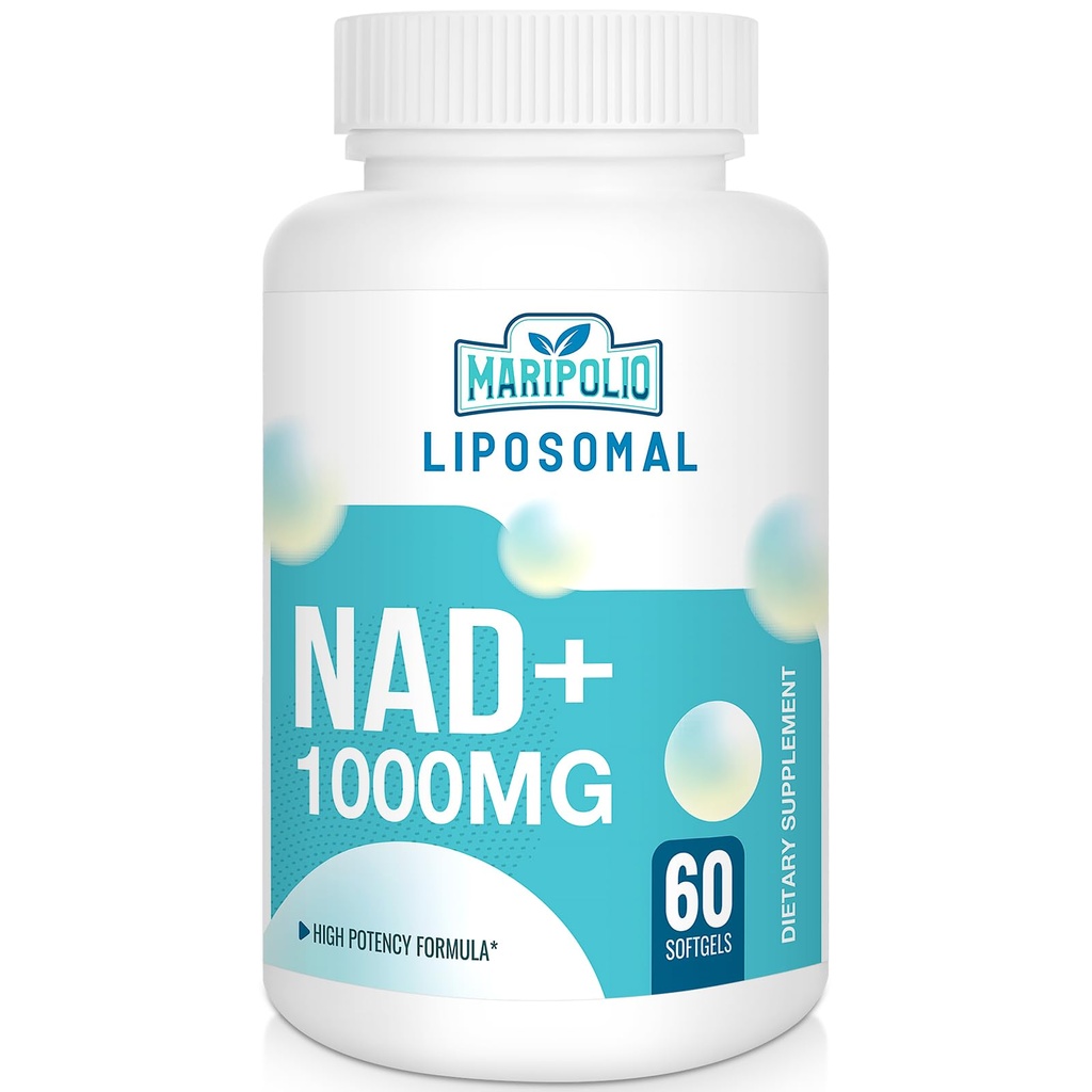 Liposomal NAD+ Suplemento 1000 mg TENIDO Pontecy más alto NAD TEN Max Absorption  Suplemento puro NAD Energía y Reparación de ADN, Defensa del envejecimiento, Función cerebral