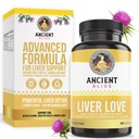 Antiguo Bliss Liver Love - Natural Milk Thistle Liver Detox and Liver Health Cleanse Supplement - Support Healthy Liver in Men and Women - 60 Capsules - with Burdock, Dandelion, Cloves, and More