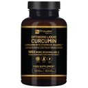 Optisorb Curcumina líquida con vitamina D - 60 Liqcaps TEN 185x Turmeric " Curcumin Bioavailability - Ultra Bioavailable ANTE Líquido cápsulas con 1000mg NovaSOL Daily Dosificación - Reino Unido Fabricado