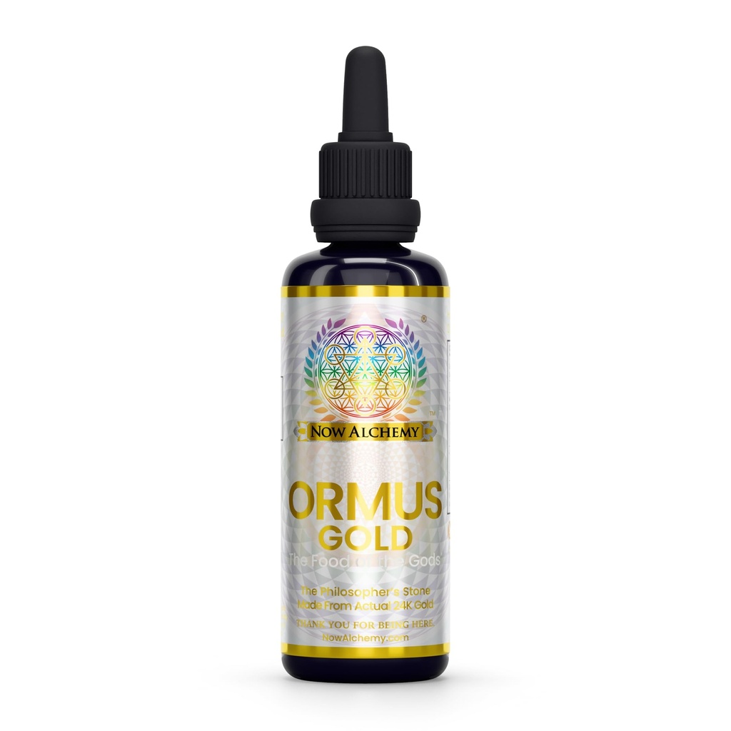 24K ORMUS Gold - de Los Pioneers de ORMUS. Ocean Plasma Minerals con oro monoatomico real 24K. Sagrado con Reverencia.