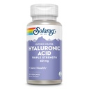 SOLARAY Hialuronic Acid Triple Strength - Skin Elasticity and Firmness Support - Plus Vitamin C - Lab Verified, 60 Day Money-Back Guarantee, 30 Servings, 30 VegCaps
