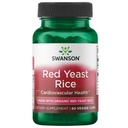Swanson Hecho con traje de levadura roja tradicional orgánico 600 Milligrams 60 Veg Capsules