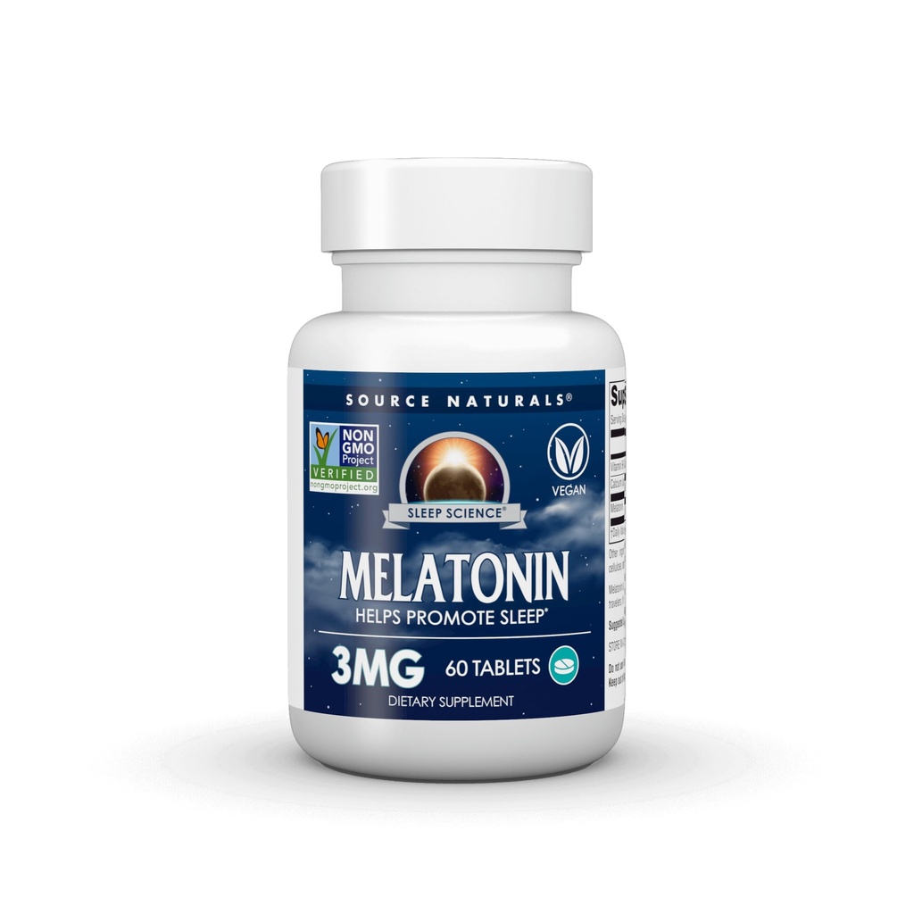 Fuente Naturales Ciencia del sueño Melatonina* 3 mg - 60 tabletas