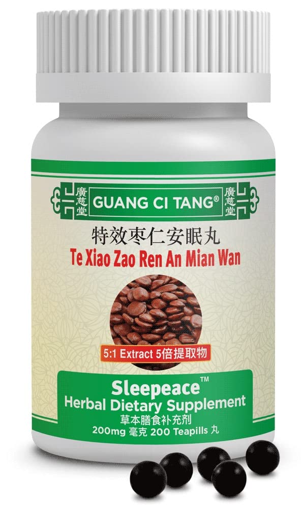 Guang Ci Tang ActiveHerb - Sleepeace Te Xiao Zao Ren an Mian Wan - 200 pastillas
