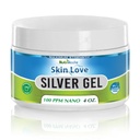 Nutrinoche Nano Silver Gel - Advanced Colloidal Silver Skin Cream - Wound Care " First Aid Gel Soothing Topical Ointment for Burns, Razor Burn and Sunburn Irritations - Unscented 4 Oz Jar