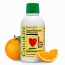 ESENCIALES DE NIÑOS Suplemento de calcio líquido para niños - Calcio de bebé con magnesio, zinc y vitamina D3 - Sabor de naranja, 16 fl oz (1 Pack)