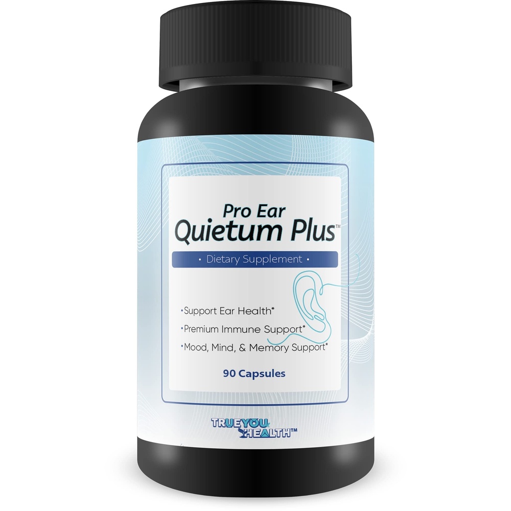 Pro Ear Quietum Plus - Natural Ear Support Supplement to Promote Health Auditory System - Aid Inner Ear &amp; Middle Ear Health - Support Reduced Ear Ring &amp; Buzzing - Promote Healthy Hearing