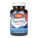 Carlson - Super DHA Gems, 500 mg DHA Suplementos, 640 mg Ácidos grasos, concentrado de aceite de pescado ártico noruego de caza silvestre, cápsulas de aceite de pescado nórdico de origen sostenible, 60+20 Softgels