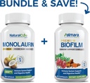 Natural Cure Labs Bundle: Premium Monolaurin 600mg + Complejo Biofilm