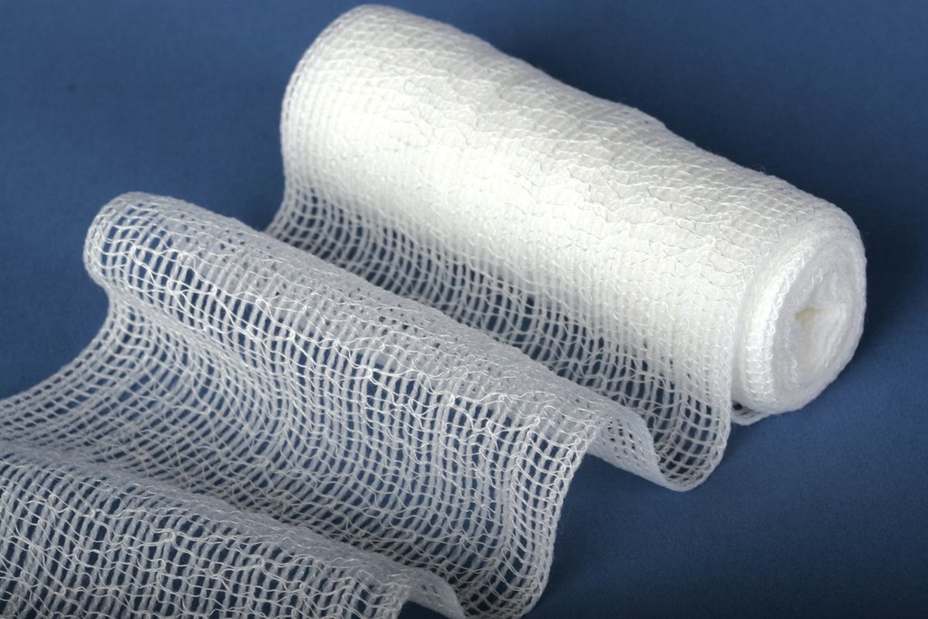 Medline Sterile Conforming Stretch Gauze Bandages, 6" x 80", Ideal para Wound Care, Pack de 48