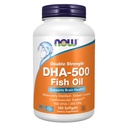 AHORA Suplementos de alimentos, DHA-500 con 250 EPA, Destilado molecularmente, soporta la salud cerebral*, 180 Softgels
