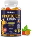 NuBest Daily Probiotic Gummies for Kids &amp; Teens with 5 Billion CFUs ¦ Apoya Immune, Gut y Digestive Health TEN No Añadido Sugar ← Yummy Strawberry & Orange Flavors TEN 60 Premium Vegan Gummies