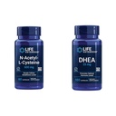 Extensión de la vida N-Acetyl-L-Cysteine (NAC), Immune, Respiratory &amp; DHEA 25 mg – Suplemento para Equilibrio hormonal, Apoyo Inmunitario, Salud Sexual, Hueso &amp; Salud Cardiovascular