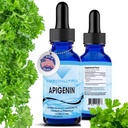 Apigenin 75 mg per Serving, 4 Fl Oz Bottle, 200 Potent Servings, Made in USA, Quick Absorption, Quality Potent Ingredients, Non-GMO, GMP Certified Facility, Cruelty-Free Products