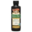 El Omega Twin líquido de Barlean aceite liviano y suplemento de aceite de borrado puro con Lignan, 6,010 mg ALA y 465 mg GLA Omega ácidos grasos de la semilla de Flax orgánico y semillas de borrado prensado frío, 12 oz
