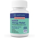 WELMATE - Alivio de la alergia - Fexofenadine HCl 60 mg - 12 horas Antihistamínico antihistamínico no somnoliente - Runny Nose - Itchy Eyes, Nose & Throat - Allergy Relief Tablets - 200 Count