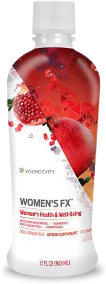 Youngevity Women's FX with Black Cohosh, 32 Oz – Natural Supplement Drink - Menopause Relief and All-Essential, Vitaminas en One Bottle