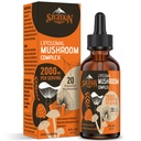 Liposomal Mushroom Complex Drops 2000 MG - 20 extractos orgánicos de hongos - Advanced Liquid Formula for Immunity, Cognitive and Memory - Lions Mane Supplement, Reishi, Cordyceps, Chaga, 30 Servings
