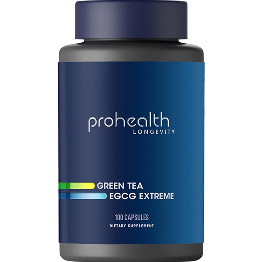 ProHealth Longevity Green Tea EGCG Extreme (390mg EGCG, 100 cápsulas) (Suplemento de té verde)