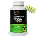 Potasio Iodide Tablets 130 mg tención 120ct Iodine Tablets for Radiation Exposure - Potassium Iodine Pills - YODO Naciente - KI Pills - Made in USA - ThyroShield