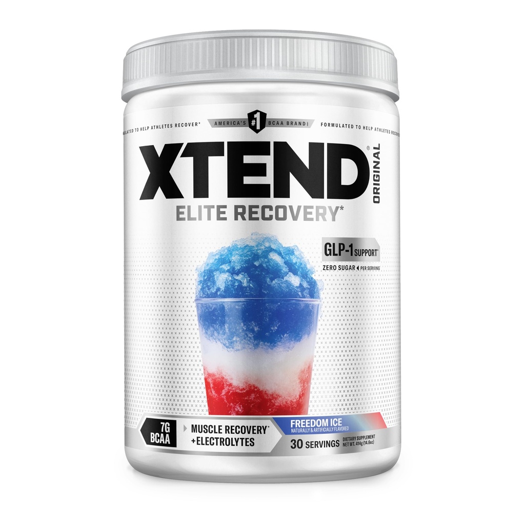Xtend Original BCAA Powder 7g BCAA y 2.5g L-Glutamina, Sugar Free Post Workout Muscle Recovery Drink with Amino Acids for Men &amp; Women, 30 Servings