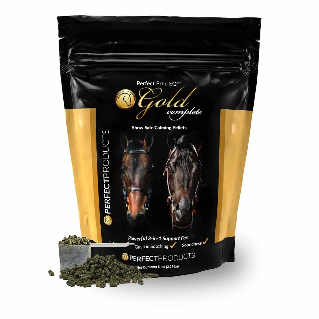Prepa perfecta EQTM Gold Pellets completos de calma (5LB)