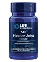 Extensión de la vida Krill Forma conjunta saludable, Krill Oil, hyaluronic Acid, The carotenoid astaxanthin for Healthy Joints, Healthy Body, Gluten-Free, Non-GMO, 30 softgels